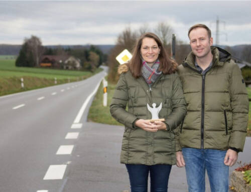 Warum viele Meller für einen Radweg spendeten – und nun einen Engel haben